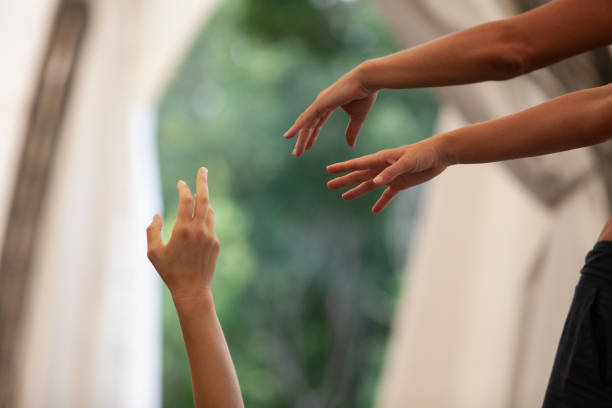 dancer hand, contemporary dance performance, contact improvisation